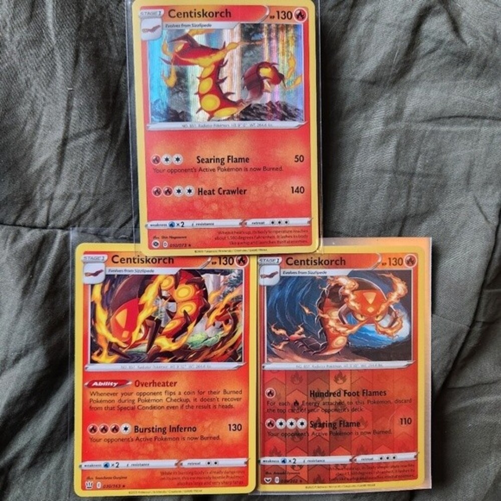 Centiskorch 3 Card Bundle